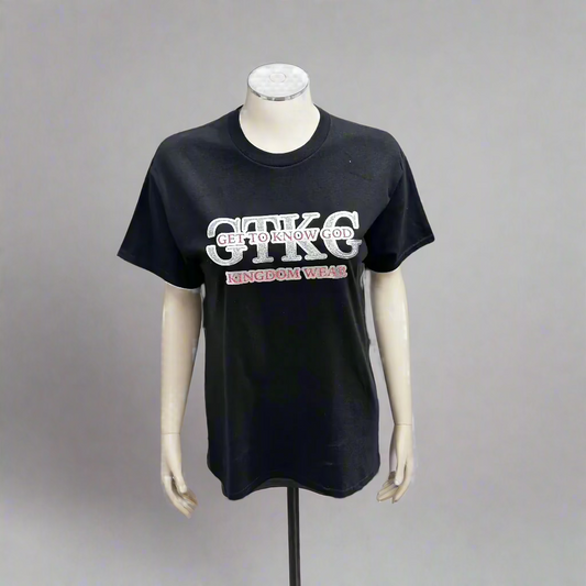 God’s Servant Tee – Black Pink/Silver Glitter + Metallic Edition (Kingdom Women)